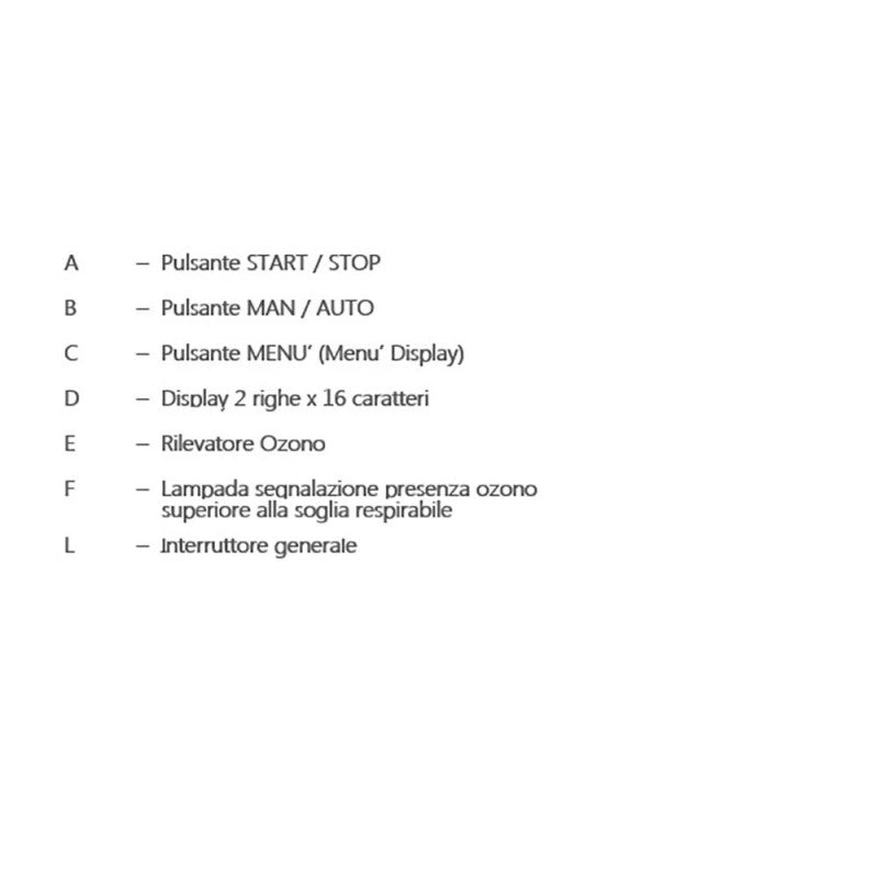 Generatore di Ozono Professionale 20G/H