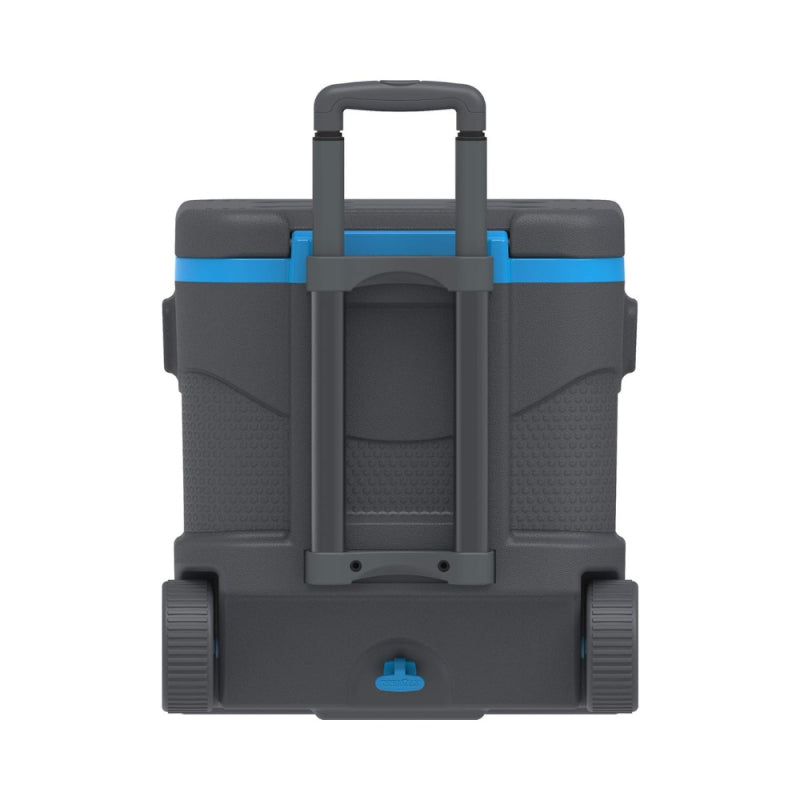 Ghiacciaia su Ruote Trolley Icebox Grigio e Blu 45L