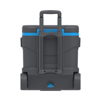 Ghiacciaia su Ruote Trolley Icebox Grigio e Blu 45L