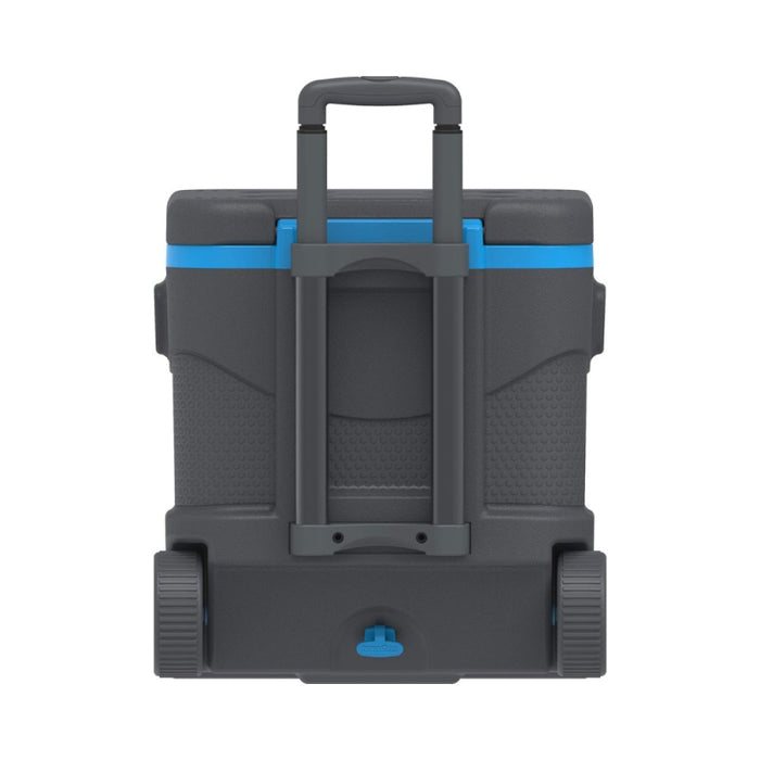 Ghiacciaia su Ruote Trolley Icebox Grigio e Blu 45L