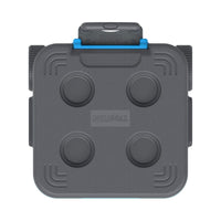 Ghiacciaia su Ruote Trolley Icebox Grigio e Blu 45L