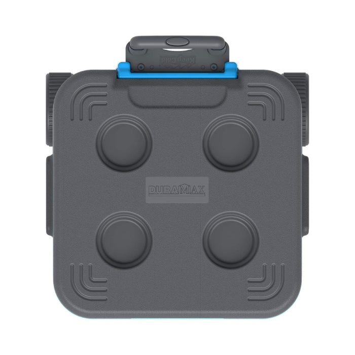 Ghiacciaia su Ruote Trolley Icebox Grigio e Blu 45L