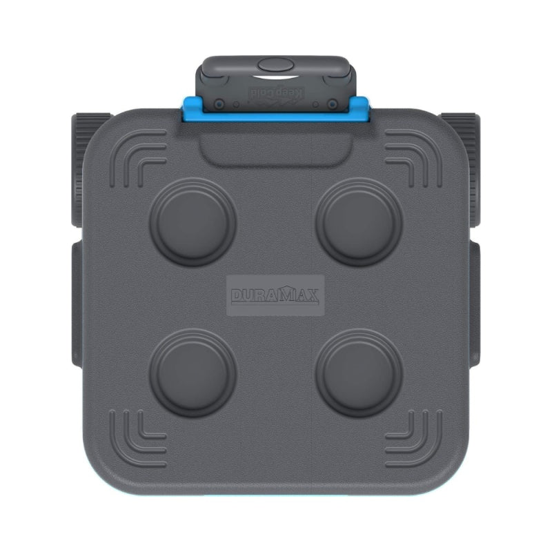 Ghiacciaia su Ruote Trolley Icebox Grigio e Blu 45L