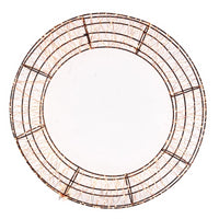 Ghirlanda 900 led metallo luce bianco caldo cm ø38h6,5