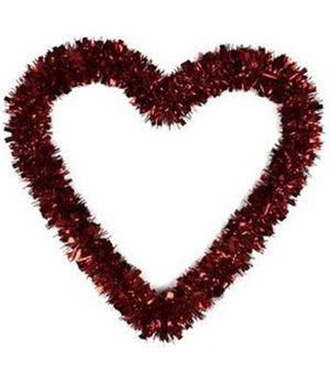 Ghirlanda A Forma Di Cuore Rosso Decorazione San Valentino Matrimoni Anniversari         