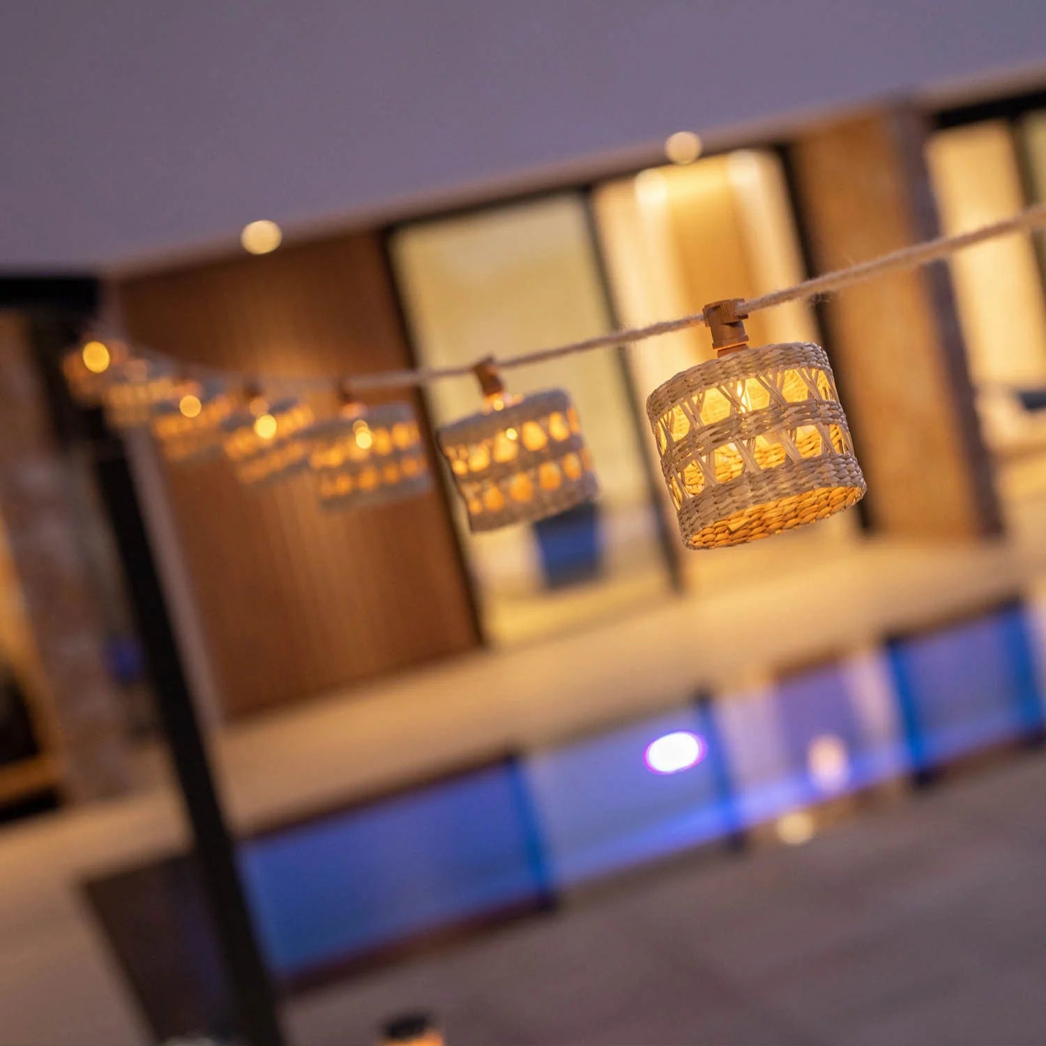 LÚZETE - GHIRLANDA DI CAVI DI IUTA ALBA