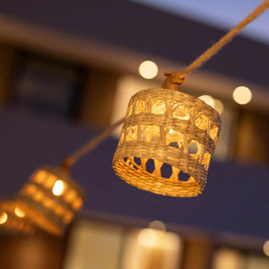 LÚZETE - GHIRLANDA DI CAVI DI IUTA ALBA