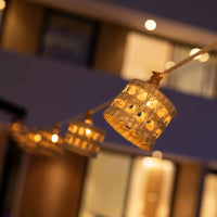 LÚZETE - GHIRLANDA DI CAVI DI IUTA ALBA