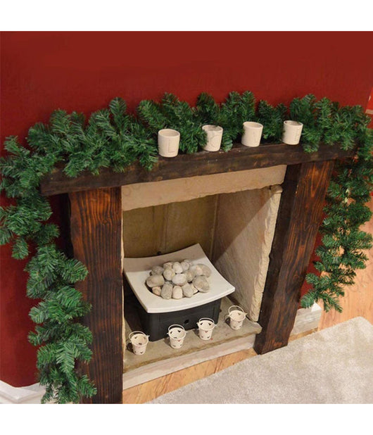 Ghirlanda Natalizia Albero Di Natale Addobbi Decorazioni Natalizie 200cm         