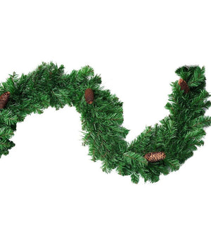 Ghirlanda Natalizia Albero Di Natale Con Pigne Decorazioni Natalizie 270cm         