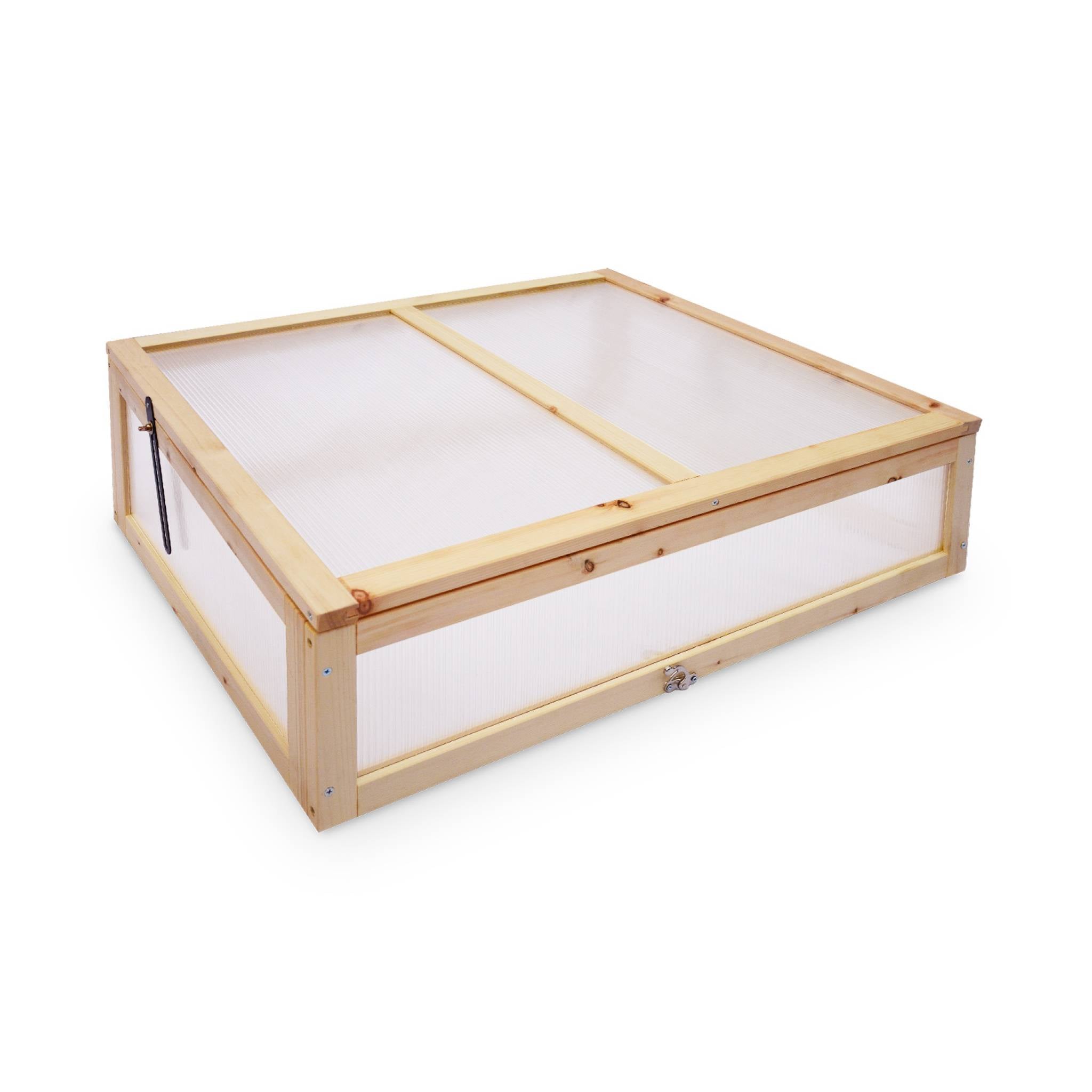 Orto rialzato in legno 80x60x109cm, marrone naturale