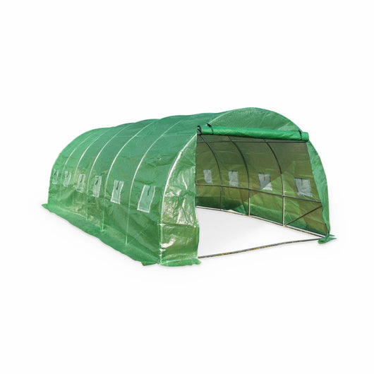 Serra da giardino in polietilene, verde