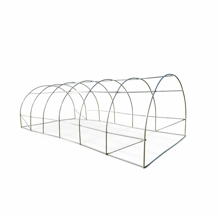 Serra da giardino in polietilene, verde