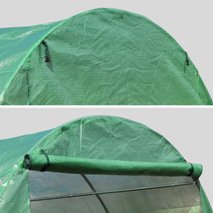 Serra da giardino in polietilene, verde