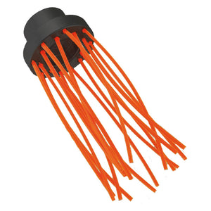 spazzola multifilo supporto polimero ''brush pa'' 16 fili - ø80 mm cod:ferx.6108197nlm