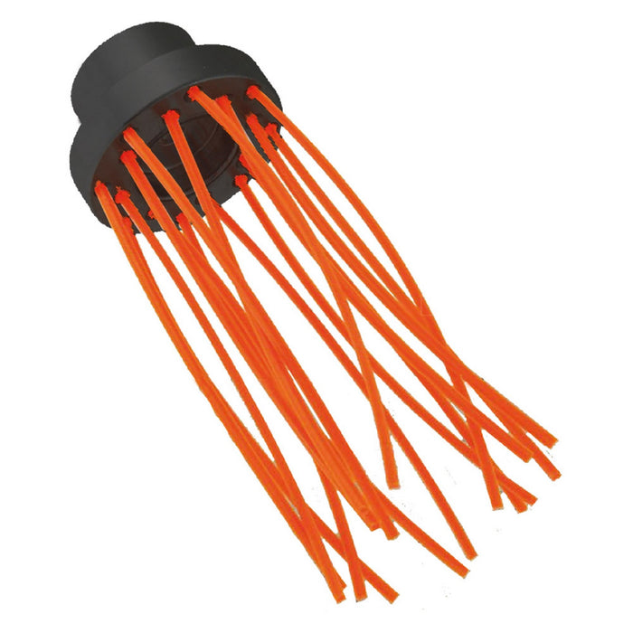 spazzola multifilo supporto polimero ''brush pa'' 16 fili - ø80 mm cod:ferx.6108197nlm