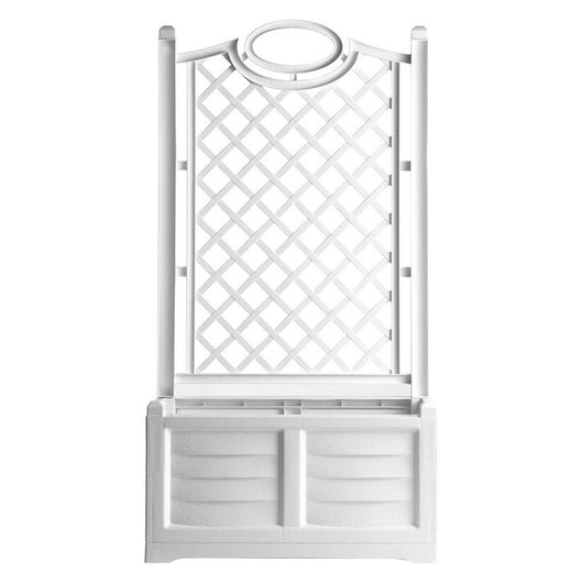 fioriera pvc rettangolare 'separe'' colore ferro battuto cod:ferx.6125061nlm