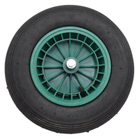 ruota per carriola disco pvc mm. 400x100 cod:ferx.1027490nlm