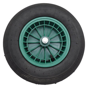 ruota per carriola disco pvc mm. 400x100 cod:ferx.1027490nlm