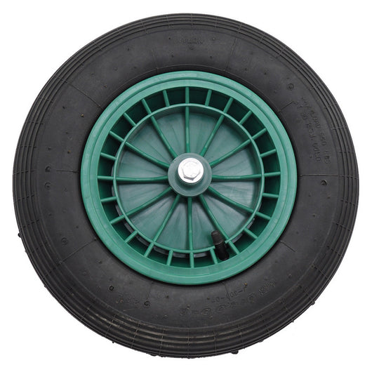 ruota per carriola disco pvc mm. 400x100 cod:ferx.1027490nlm