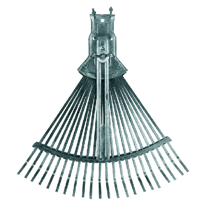 scopa da giardino regolabile tipo leggero - zinco cromato grigio cod:ferx.610215nlm