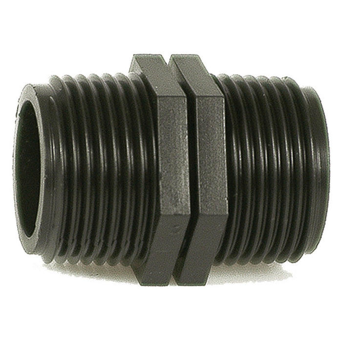 nipplo in polipropilene pn10 11/4 x 11/4 cod:ferx.6151506nlm