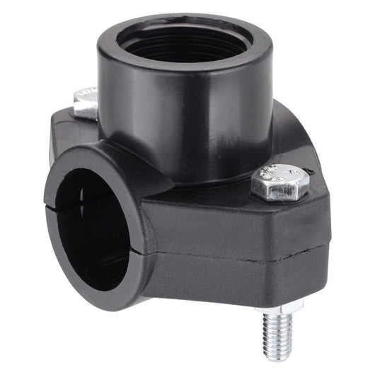 presa a staffa in polipropilene ã˜ 40 x 3/4 (2 bulloni) cod:ferx.201446nlm