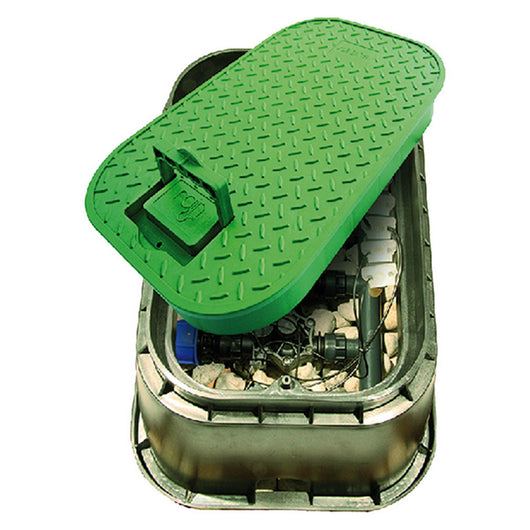 pozzetto rettangolare con coperchio cm 52 x 40 x h 33 cod:ferx.611984nlm