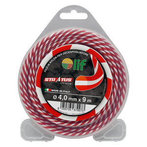 filo professionale silenziato 'stratus' tondo elicoidale mm 4,0 mt 9 cod:ferx.6208169nlm