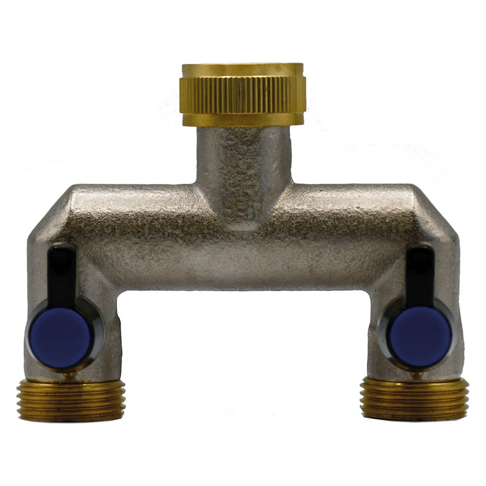 derivazione in metallo a due vie 3/4-3/4x3/4x3/4 cod:ferx.6042240nlm