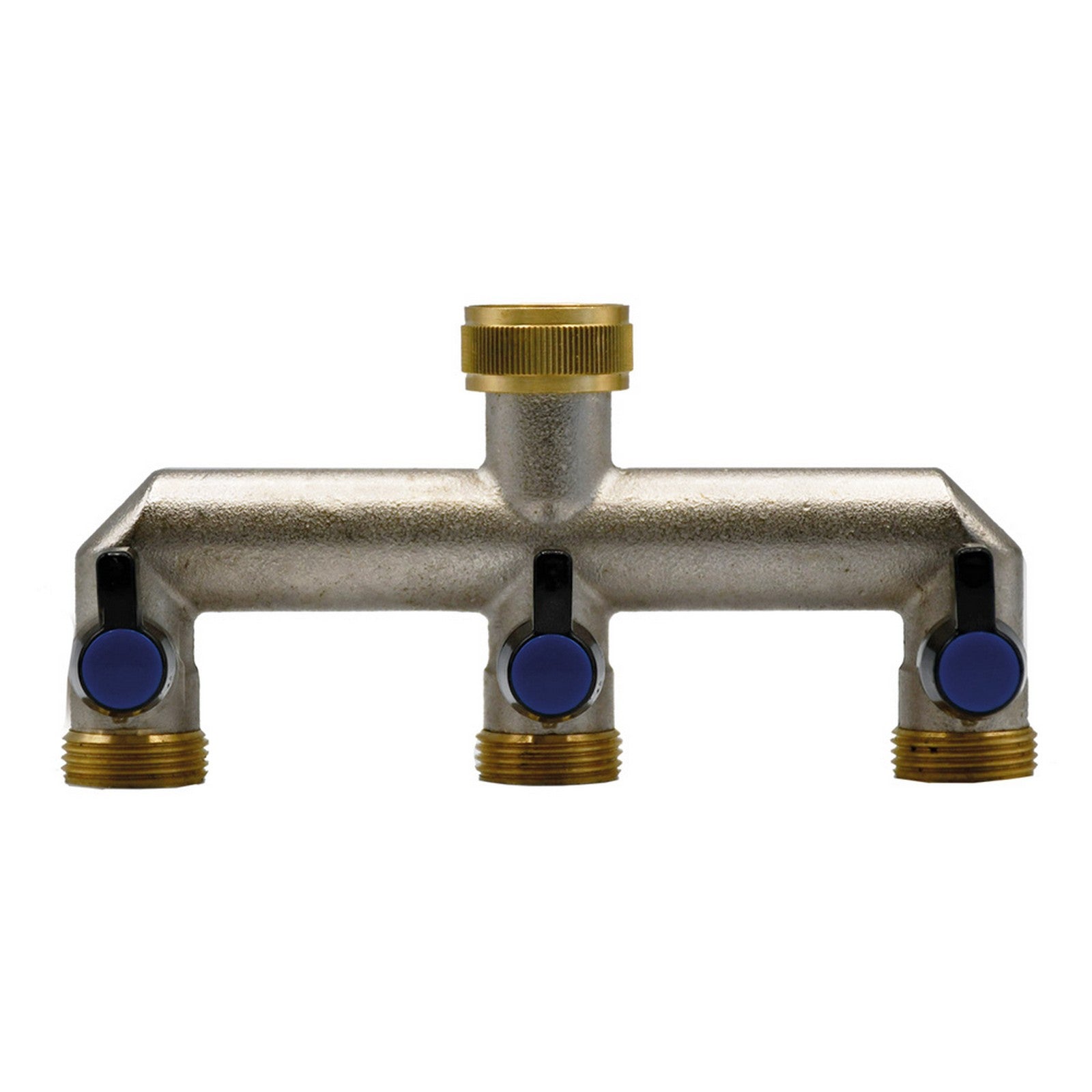 derivazione in metallo a tre vie 3/4-3/4x3/4x3/4 cod:ferx.6042250nlm