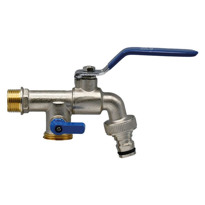 rubinetto con presa supplementare 1/2x3/4 cod:ferx.6042200nlm