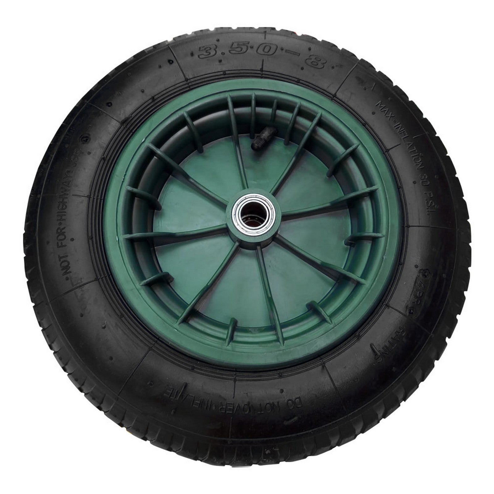 ruota pneumatica per carriola 'wilby' mm. 350 x 80 cod:ferx.1027496nlm