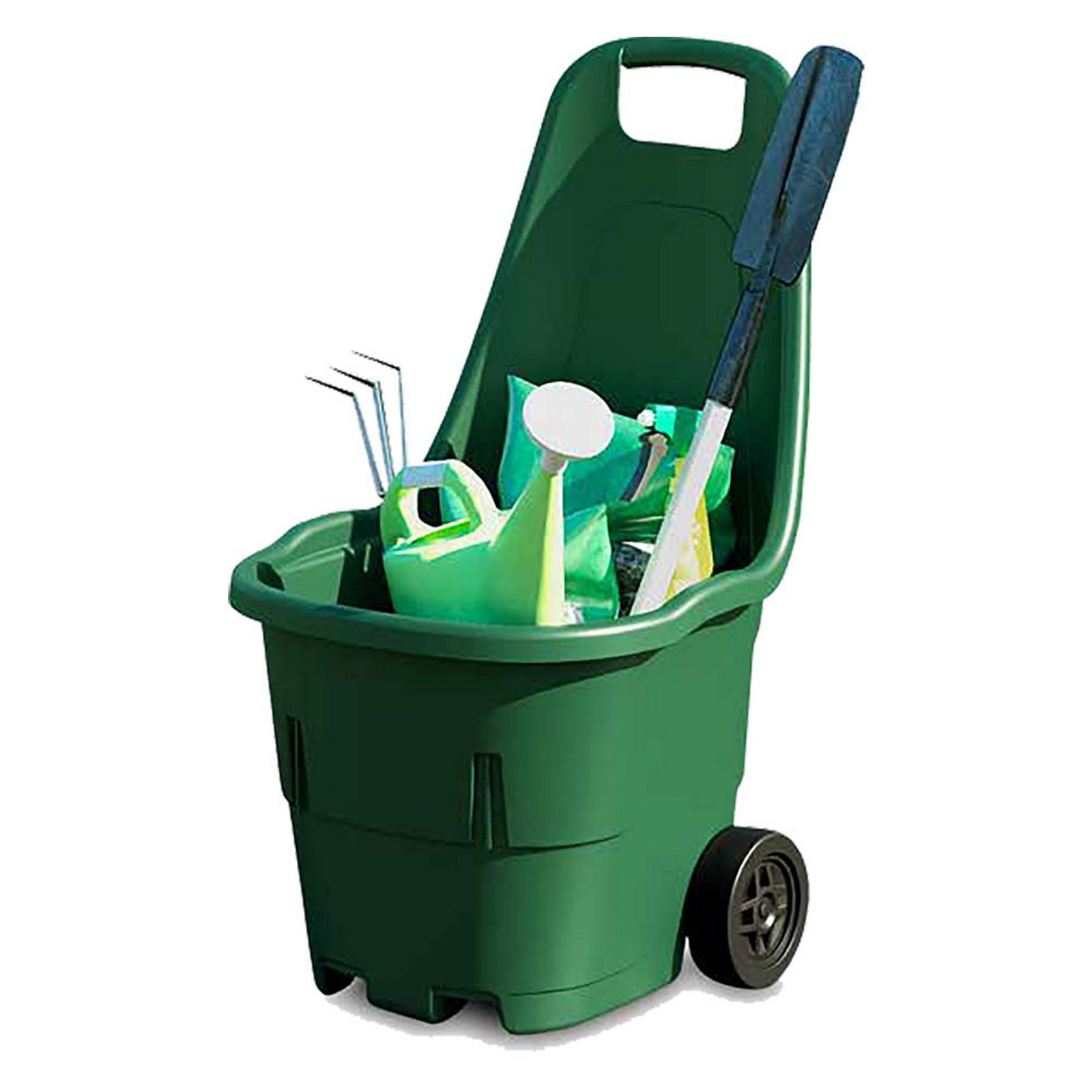trolley da giardino 'smart' cm 48,5 x 57,5 x h.87,5 - 45 lt. cod:ferx.6000130nlm