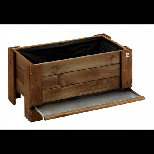 Giardiniera Rialzata o A terra Varie misure color castagno fsc - Terra 44x40