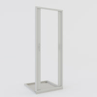 Porta doccia a soffietto in PVC 160 cm H 185 mod. Giglio con apertura centrale