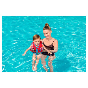 Trade Shop - Gilet Cuscinetti In Schiuma Salvagente Giubbotto Mickey Trainer Bambini 1-3 Anni 9101d -