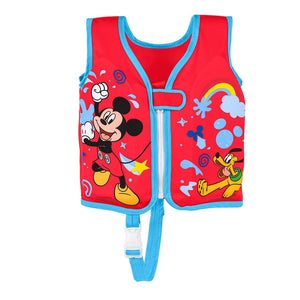 Trade Shop - Gilet Cuscinetti In Schiuma Salvagente Giubbotto Mickey Trainer Bambini 1-3 Anni 9101d -