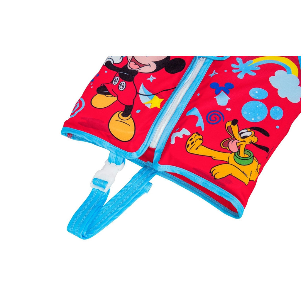 Trade Shop - Gilet Cuscinetti In Schiuma Salvagente Giubbotto Mickey Trainer Bambini 1-3 Anni 9101d -