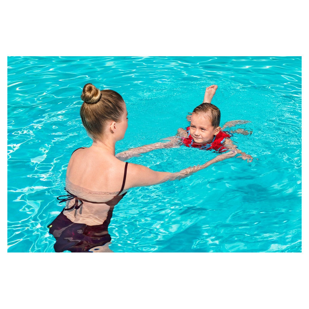 Trade Shop - Gilet Cuscinetti In Schiuma Salvagente Giubbotto Mickey Trainer Bambini 1-3 Anni 9101d -