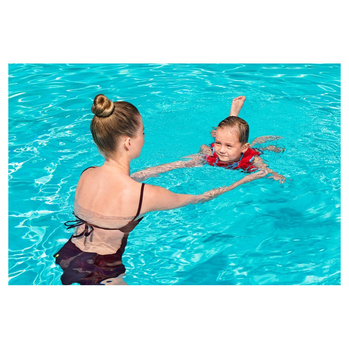 Trade Shop - Gilet Cuscinetti In Schiuma Salvagente Giubbotto Mickey Trainer Bambini 1-3 Anni 9101d -