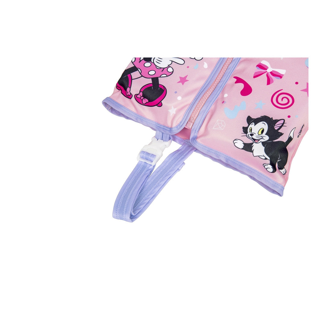 Trade Shop - Gilet Cuscinetti In Schiuma Salvagente Giubbotto Minnie Trainer Bambine 1-3 Anni 9101b -