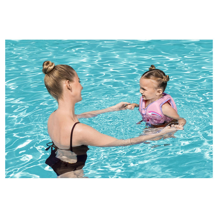 Trade Shop - Gilet Cuscinetti In Schiuma Salvagente Giubbotto Minnie Trainer Bambine 1-3 Anni 9101b -