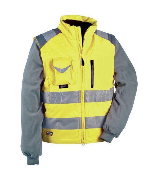 Gilet Imbottito Signal Cofra Catarifrangente Da Lavoro Antinfortunistica Giubbin  Giallo   54    