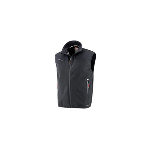 Gilet Jackson softshell nero taglia XXL – antivento con interno caldo e rifrangente