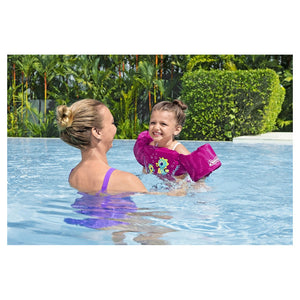 Trade Shop - Gilet Salvagente Per Bambini Cavallucci Marini Giubbotto Galleggiante Con Braccioli 90136 -