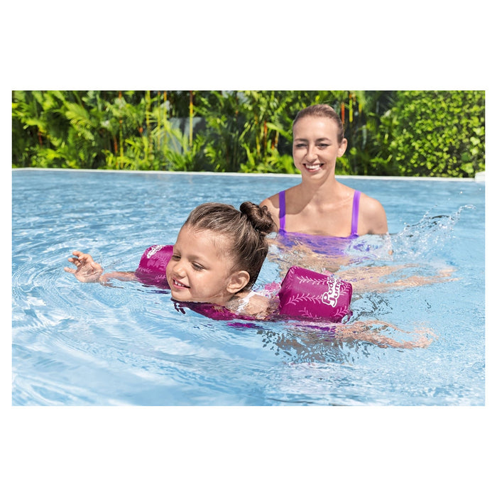 Trade Shop - Gilet Salvagente Per Bambini Cavallucci Marini Giubbotto Galleggiante Con Braccioli 90136 -