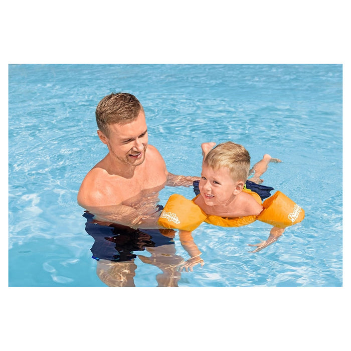 Trade Shop - Gilet Salvagente Per Bambini Con Design Balena Giubbotto Galleggiante Con Braccioli 90135 -