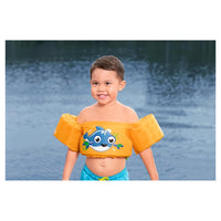 Trade Shop - Gilet Salvagente Per Bambini Con Design Balena Giubbotto Galleggiante Con Braccioli 90135 -