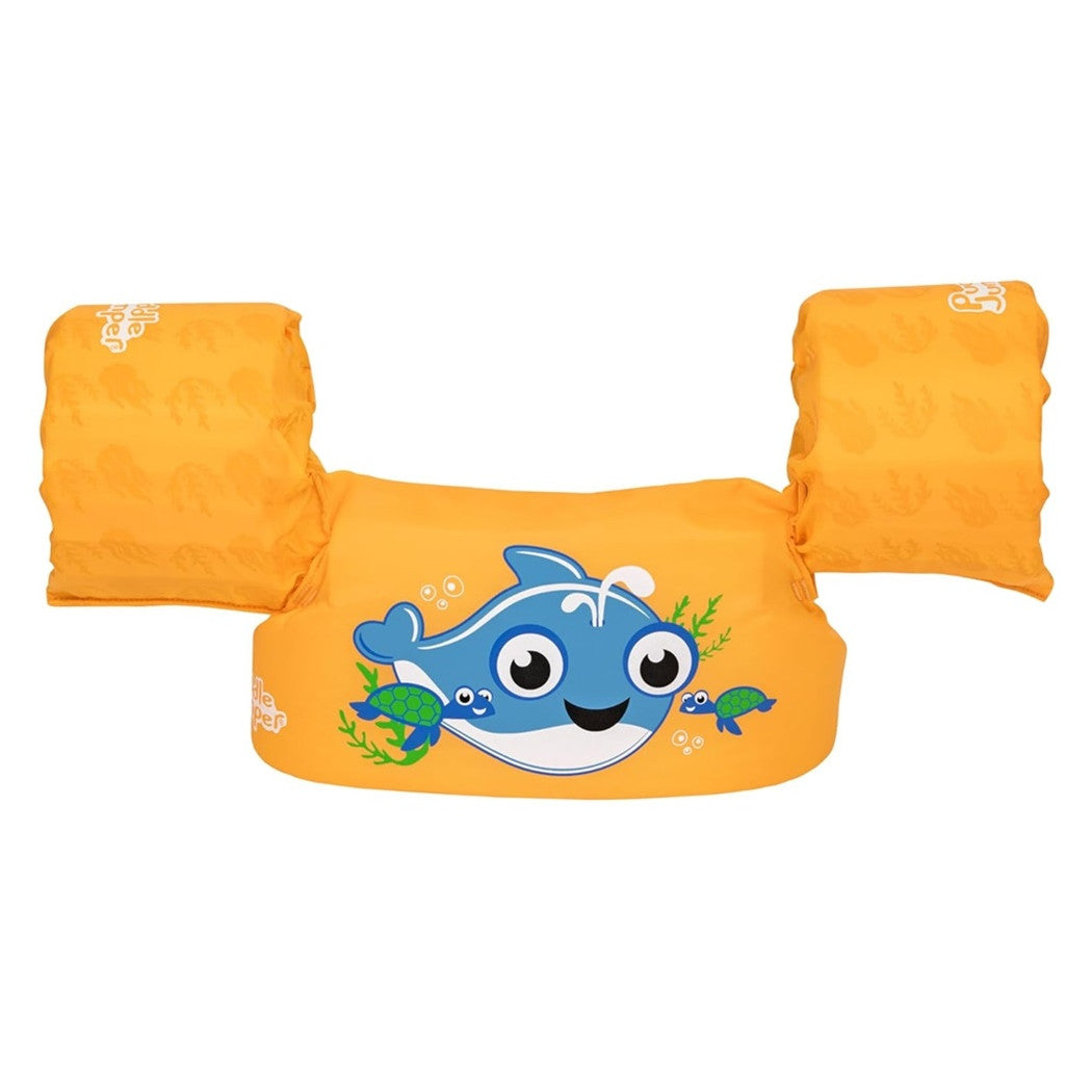 Trade Shop - Gilet Salvagente Per Bambini Con Design Balena Giubbotto Galleggiante Con Braccioli 90135 -